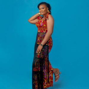 Abstract fringe dress