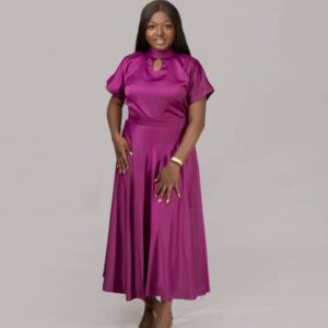 ankara kimono and pant set